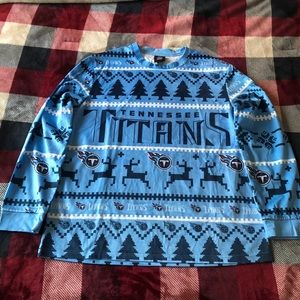 EUC NFL Tennessee Titans Men’s Christmas Pajamas